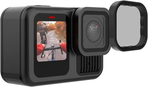 Miniatura 13 de TELESIN Paquete de 4 filtros de lente CPL ND8 ND16 ND32 compatibles con GoPro Hero 12 Hero 11 Hero 10 Hero 9 negro, densidad neutra y kit de filtro