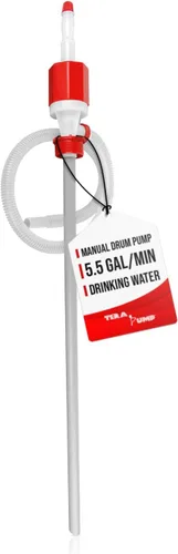 Miniatura 10 de TERA PUMP Bomba de Transferencia de Combustible Manual Duradera Sifón, Bomba de Sifón Manual para Gasolina, Diésel, Aceites Ligeros, Queroseno, Agua
