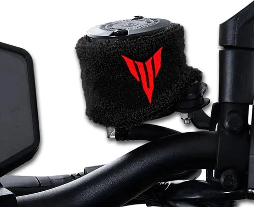 Miniatura 6 de MOWOK Compatible con Yamaha MT09 mt-09 TRACER 9 GT 2021 2022 todos los años cubierta de depósito de líquido de frenos de motocicleta llavero de vaso