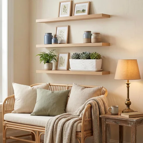 Miniatura 4 de MyGift Maceta de cerámica de 12.5 pulgadas, moderna maceta rectangular texturizada para suculentas con diseño de ondas y platillo extraíble (blanco)