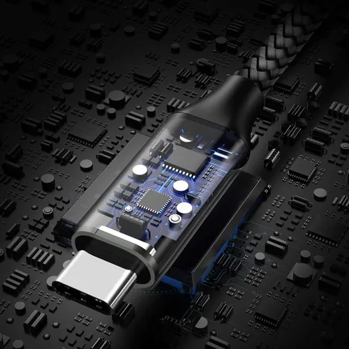 Miniatura 2 de Cable USB C largo [12 pies, paquete de 2], etguuds cable de cargador de carga rápida USB A a tipo C trenzado para Samsung Galaxy S22 S21 S20 Ultra