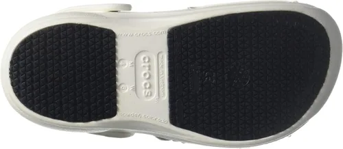 Miniatura 14 de Crocs Zuecos unisex Bistro (9 B (M) de EE. UU. para mujer/7 D (M) de hombre de EE. UU., blanco)