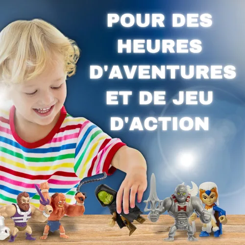 Miniatura 5 de Eternia Minis Story Starters Figura - Faker ~ Evil Robot of Skeletor ~ Inspirado en Masters of the Universe Revelation ~ A partir de 4 años