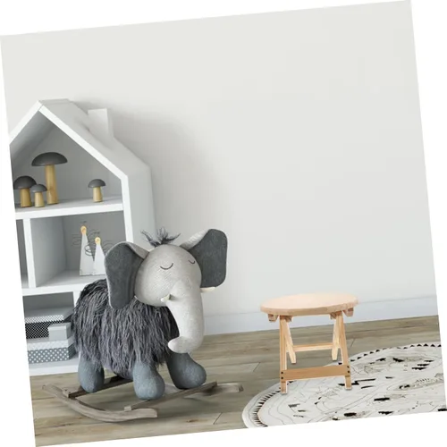 Miniatura 9 de Happyyami Taburete plegable redondo taburete plegable taburete bajo de madera taburete antideslizante Silla pequeña de madera para el hogar taburete