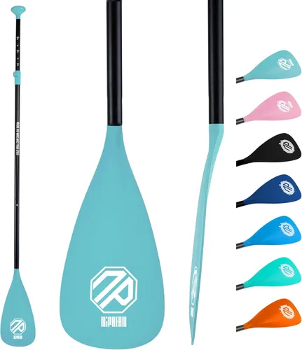 Miniatura 12 de niphean 4-Piece Kayak Paddle, Adjustable Paddle Board Paddles, Lightweight SUP Paddle, Detachable Stand Up Paddle Board Accessories Oars with 4