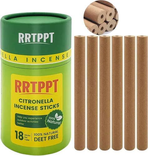 Miniatura 3 de Varillas de incienso de citronela huecas con ingredientes naturales, citronela, limoncillo, aceite de romero que te ayudan a disfrutar mejor