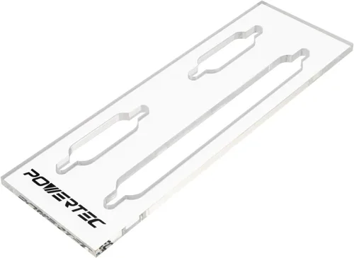 Miniatura 12 de POWERTEC 71622 - Plantillas decorativas de acrílico transparente de 12 x 10 pulgadas, plantillas de plantillas de incrustaciones