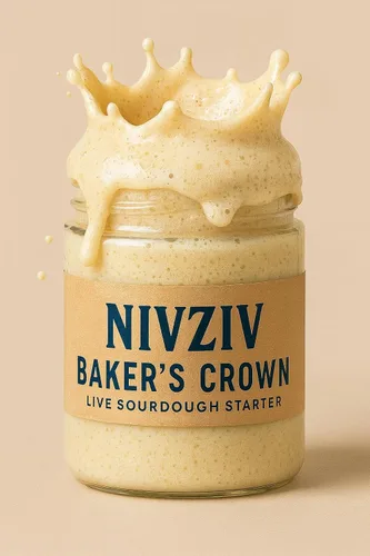 Miniatura 2 de Baker's Crown - Iniciador de masa madre – Cultivo de levadura silvestre auténtica súper activa – Ascenso picante y confiable – Iniciador de masa