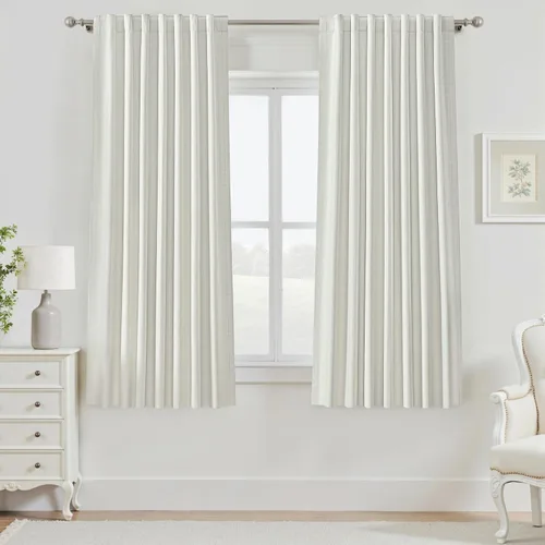 Miniatura 27 de Cortinas opacas de 54 pulgadas de largo para dormitorio, sala de estar, cortinas beige con aislamiento térmico, oscurecimiento de la habitación