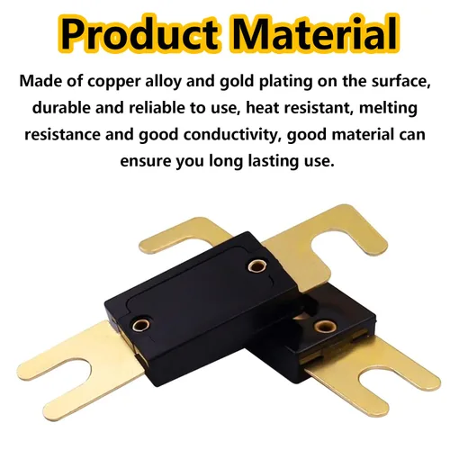 Miniatura 3 de smseace Paquete de 6 fusibles ANL de 300 amperios/300 a compatibles con sistemas de 12 V y 24 V para sistema de audio, video y vehículos marinos