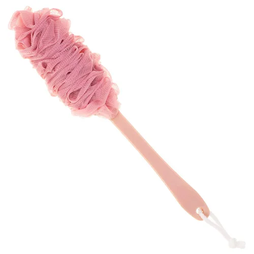 Miniatura 4 de Esponja de malla de nailon suave para ducha, esponja de malla de nailon suave para ducha, esponja en un palo para hombres y mujeres, exfoliante