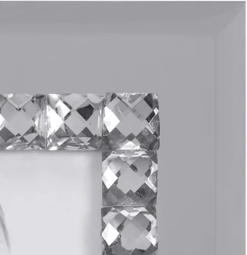 Miniatura 3 de Malden International Designs - Marco de fotos de cristal con joyas (5 x 7 pulgadas)
