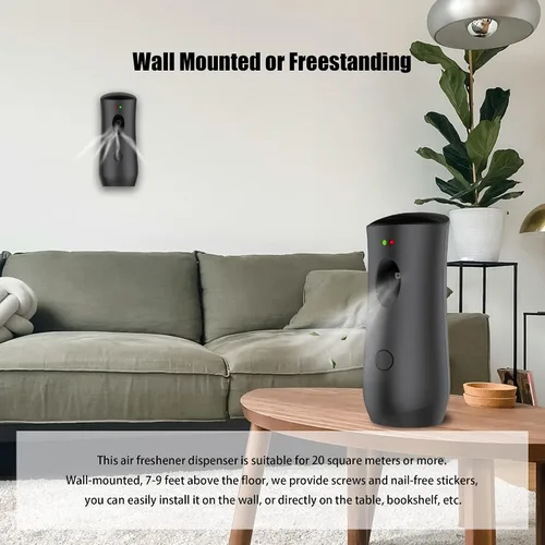 Miniatura 3 de Paquete de 4 dispensadores de ambientador automático en aerosol, soporte gratuito o máquinas automáticas de aroma de aerosol montadas en la pared
