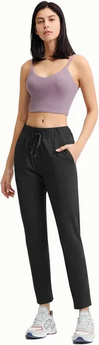 Miniatura 6 de KUTAPU Women Golf Pants Straight Leg Drawstring Ankle Pants Athletic Sweatpants with Pockets