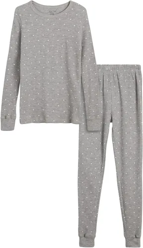Miniatura 27 de Rene Rofe Girls' Thermal Underwear Set - 2 Piece Waffle Knit Top and Long Johns (2T-16)