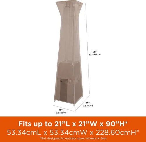 Miniatura 2 de Funda moderna para calentador de patio, impermeable y resistente a la intemperie.