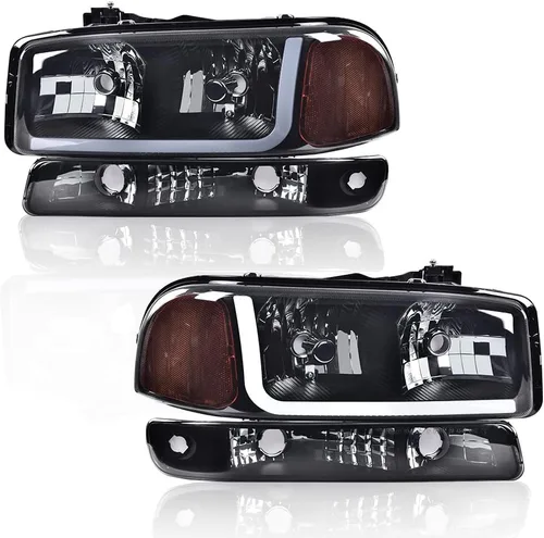 Miniatura 16 de PIT66 Conjunto de faros delanteros LED DRL compatible con Chevy Colorado GMC Canyon 2004-2012/2006 Isuzu i-280 i-350/07-08 Isuzu i-290 i-370