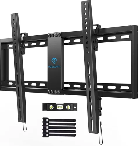 PERLESMITH Soporte de TV con certificación UL para la mayoría de televisores de 37 a 85 pulgadas, soporte de pared universal para TV de 16 a 24