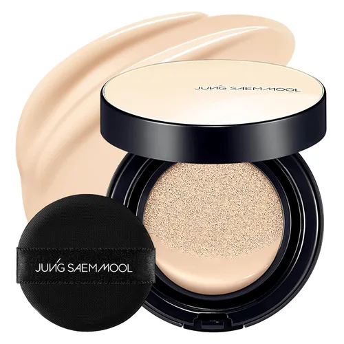 Miniatura 39 de JUNG SAEM MOOL [SPF] Cojín Esencial Skin Nuder (19 Pink Light) Recambio Incluido (0.98 Fl Oz) SPF50 Espectro Amplio Acabado Natural