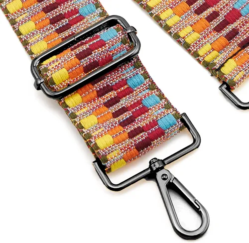 Miniatura 154 de ZOOEASS Hebillas de níquel Correa ancha para el hombro ajustable de repuesto para cinturón de pistola, hebilla de guitarra estilo bandolera
