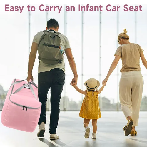 Miniatura 7 de YOREPEK Funda para asiento de automóvil infantil para viajes en avión, compatible con todos los asientos y base de automóvil Nuna Pipa, Mesa y base