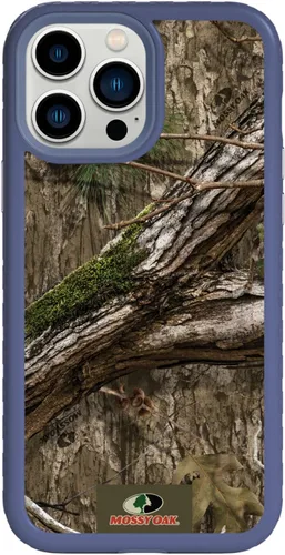 Miniatura 20 de cellhelmet Mossy Oak Agua Yellowfin Funda de doble capa en gris diseñada para iPhone 13 Mini a prueba de golpes y caídas, duradera, como se ve