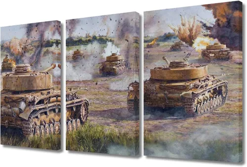 Miniatura 47 de Lienzo decorativo para pared de niños, decoración de dormitorio de adolescentes de la Segunda Guerra Mundial, imágenes en pared para decoración