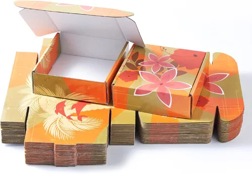 Miniatura 13 de Bow - Cajas de envío rosadas, paquete de 25, cajas de regalo de 4 x 4 x 2 pulgadas, cajas de envío pequeñas de cartón corrugado para pequeñas