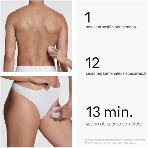 Miniatura 2 de Braun IPL Mini, Seda·Expert Mini, Depilación IPL para Mujeres y Hombres, Reducción permanente del vello láser en casa, IPL1111