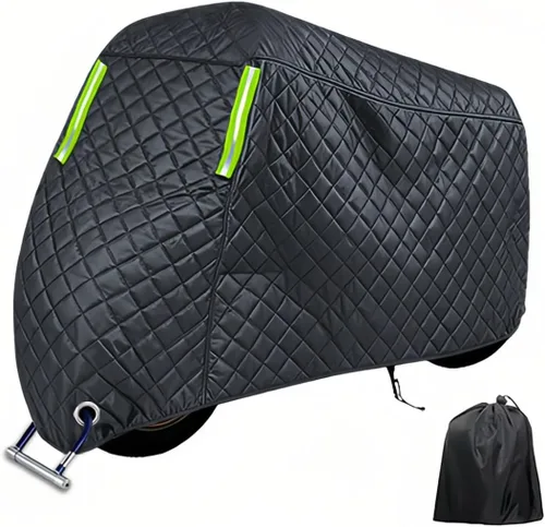Hail Protector Motorcycle Cover for Yamaha FZ1, Heavy-Duty Motorbike rain Covers Keep Vehicle Clean ,Scratch-Resistant Flame-Retardant Snow-Proof