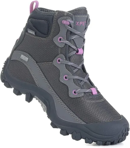 Miniatura 3 de Skenary Dimo Botas de senderismo para mujer, zapatos de caminar impermeables mediados