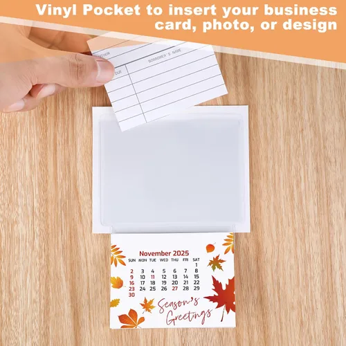 Miniatura 3 de Glenmal 5 Piezas 2026 Calendario Despegable y Adhesivo 2-en-1 Calendario para Coche Adhesivo para Pared Calendarios Adhesivos con Bolsillo