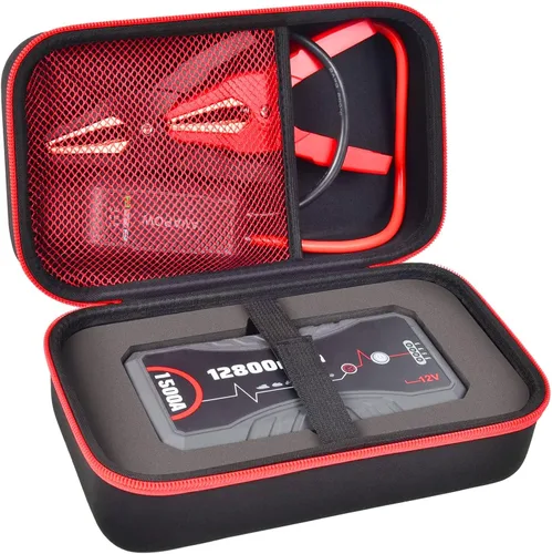 Miniatura 8 de Funda de transporte compatible con NEXPOW Car Jump Starter, se adapta a 1500 A Peak 12800mAh Batería Starter Q10S/T11F, caja de almacenamiento
