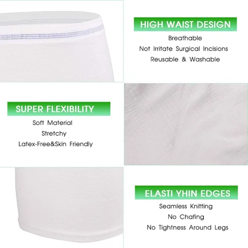 Miniatura 4 de Mesh Underwear Postpartum 8 Count Disposable Postpartum Underwear Hospital Mesh Panties for Post C-Section, Maternity Briefs