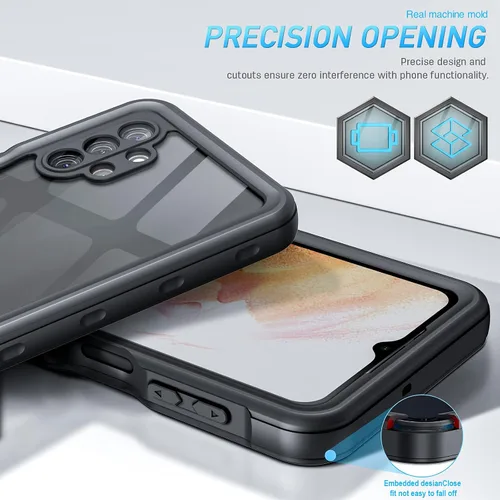Miniatura 4 de Funda impermeable para Samsung S21, a prueba de polvo, a prueba de golpes, IP68, con protector de pantalla, funda protectora de cuerpo completo
