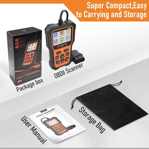 Miniatura 7 de Herramienta de diagnóstico escáner OBD2, escáneres OBD2 profesionales para coche, lector de código de motor con luz de comprobación y función