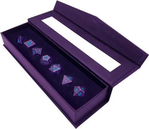 Miniatura 2 de Ultra PRO - Juego de 7 dados RPG Underdark para Phandelver y abajo: El obelisco destrozado para mazmorras y dragones, dados poliédricos
