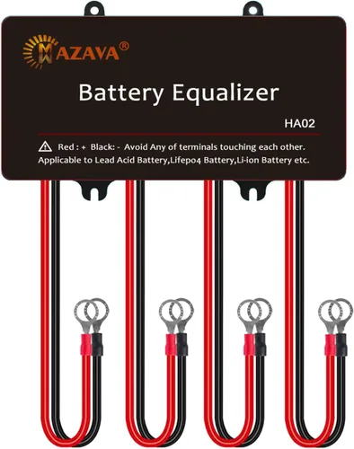 Mazava HA02 Ecualizador de batería Regulador de Voltaje Equalizador de Voltaje Equalizador para 4pcs Baterías Paralelas Conectadas en Serie para