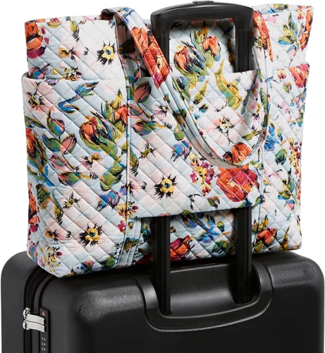 Miniatura 7 de Vera Bradley Bolso de mano Vera de lujo de algodón