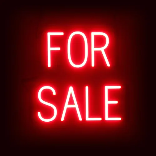 Miniatura 16 de SpellBrite Letrero de venta para empresas Señales relacionadas con la venta con aspecto de neón, luces LED blancas 16.3 x 6.3 pulgadas Blanco