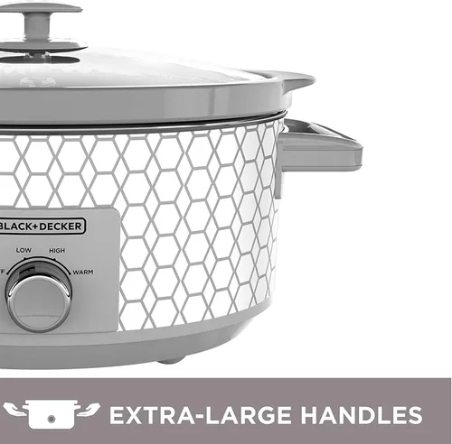 Miniatura 7 de Black+Decker Olla de cocción lenta con control de dial de 7 cuartos