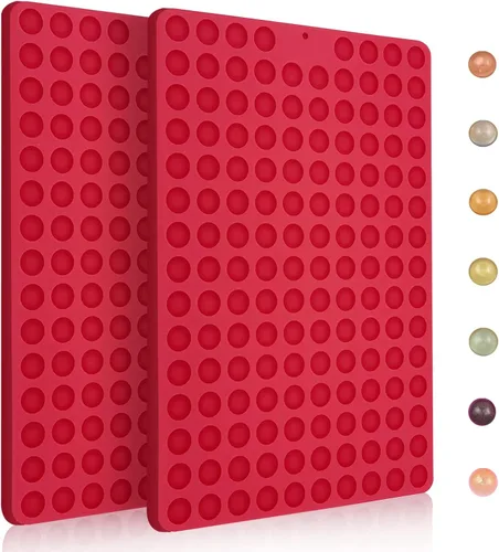 Miniatura 8 de 2 moldes de silicona para caramelos de bolas de goma de 188 cavidades, para fútbol, baloncesto, béisbol, rugby, para chocolate, fondant, dulces