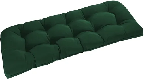 Miniatura 11 de downluxe Cojín de banco para exteriores para muebles de patio, cojines impermeables capitonados extra rellenos para columpio de porche, cojines