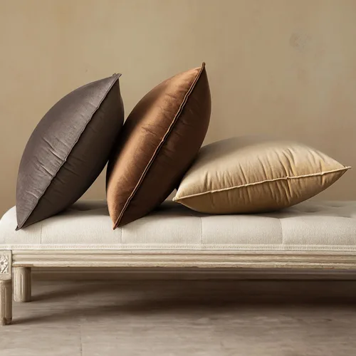 Miniatura 5 de MIULEE Paquete de 2 fundas decorativas de cojines de poliéster suave, fundas de almohada cuadradas cómodas y suaves para sofá, sillón, dormitorio
