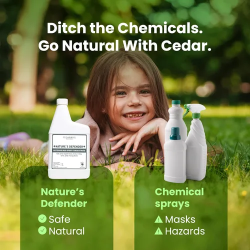 Miniatura 6 de Nature's Defender - Concentrado de césped y jardín, control de plagas totalmente natural para espacios al aire libre, fabricado con aceite de madera