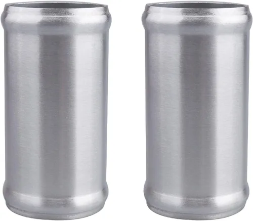 Miniatura 2 de AC PERFORMANCE Conector de manguera de aleación de aluminio de 2" (51mm) OD, conector de tubo de silicona perlado, 4" de longitud, paquete de 2
