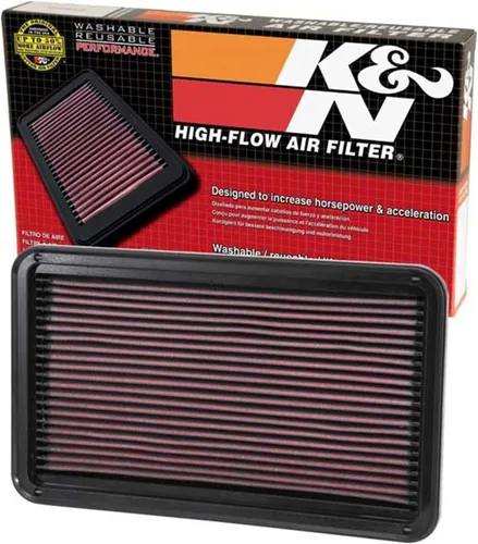 K&N Filtro de aire de motor de por vida original de alto flujo: Aumento de potencia: Premium, Lavable: Compatible con Lexus/Toyota 1996-2003: 300,