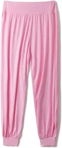 Miniatura 90 de Pantalones de algodón modal para mujer de AvaCostume, pantalones suaves para practicar yoga o deportes.