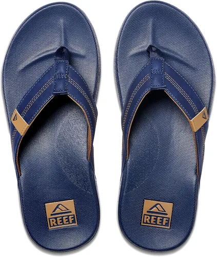 Miniatura 9 de Reef Chanclas Cushion Phantom para hombre, Azul marinoMarrón claro