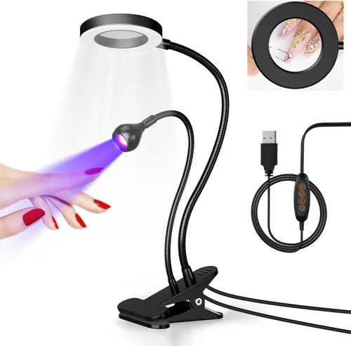 Miniatura 12 de krofaue Lámpara UV para Uñas de 12W - Secador de Uñas Profesional con Sensor Automático con 4 Temporizadores, Botones Táctiles Luz UV Recargable